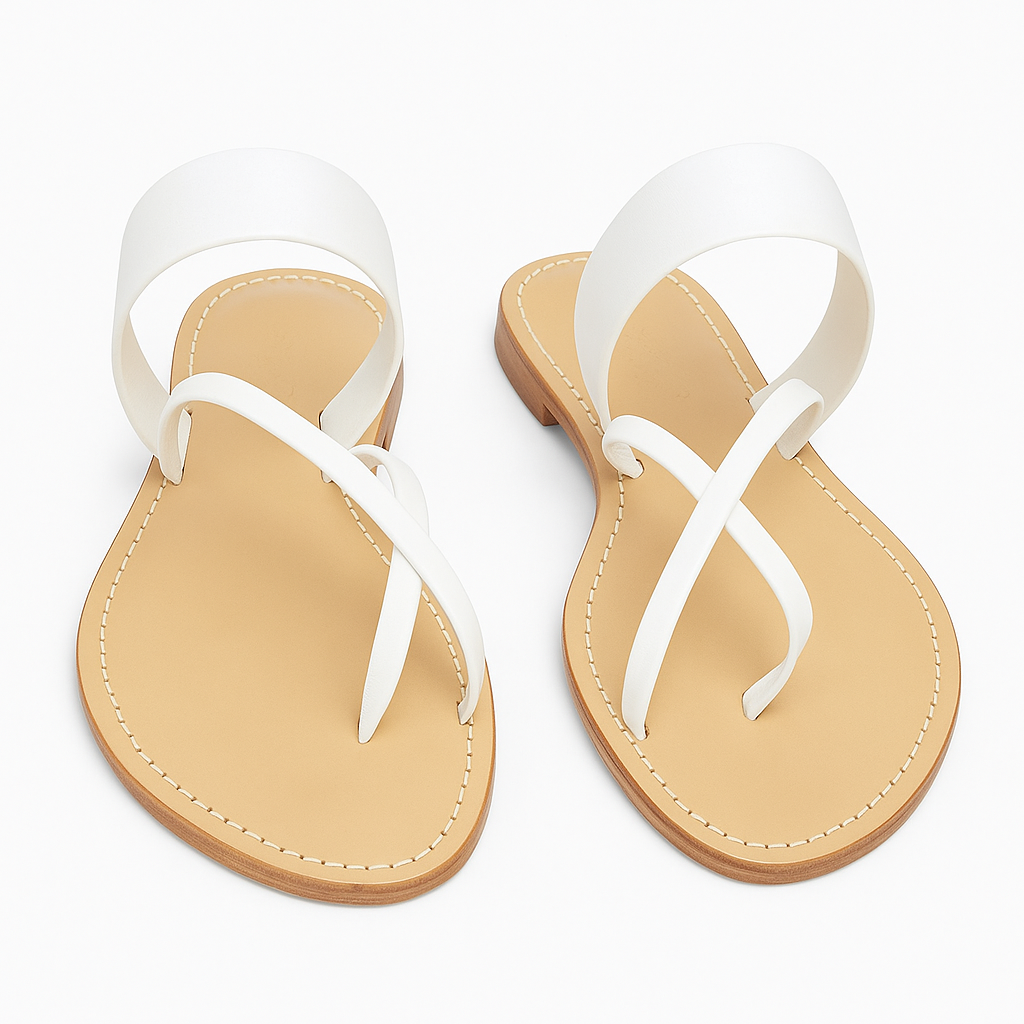 POSITANO WHITE LEATHER