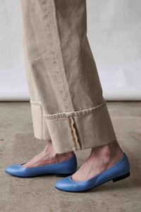 BABY BLUE LEATHER