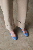 BABY BLUE LEATHER