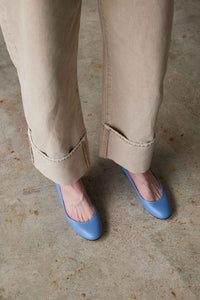 BABY BLUE LEATHER