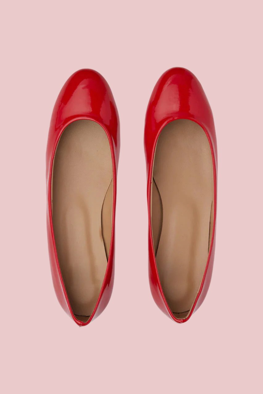 BABY RED PATENT