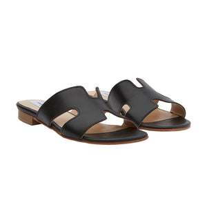 H-SANDAL BLACK NAPPA