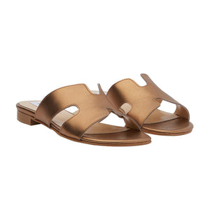 H-SANDAL BRONZE LEATHER