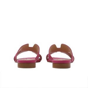 H-SANDAL HOT PINK LEATHER